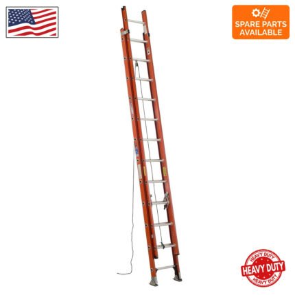 24ft type ia fiberglass d rung extension ladder d6224 2