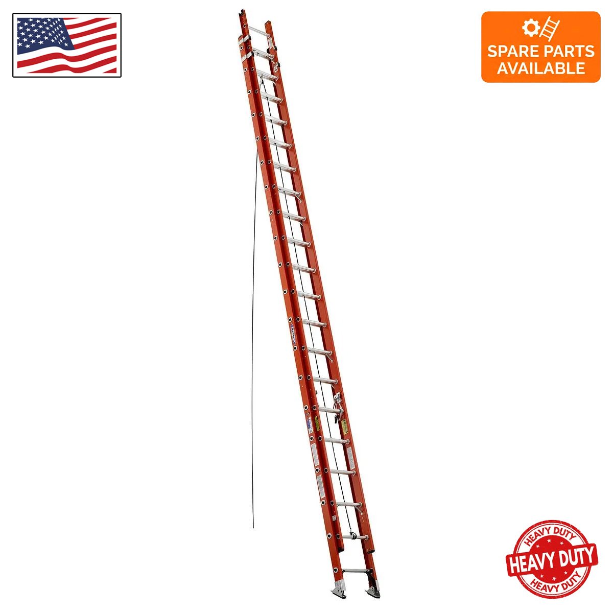 40ft type ia fiberglass d rung extension ladder d6240 2 40ft type ia fiberglass d rung extension ladder d6240 2