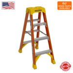 4ft type ia fiberglass twin ladder t6204