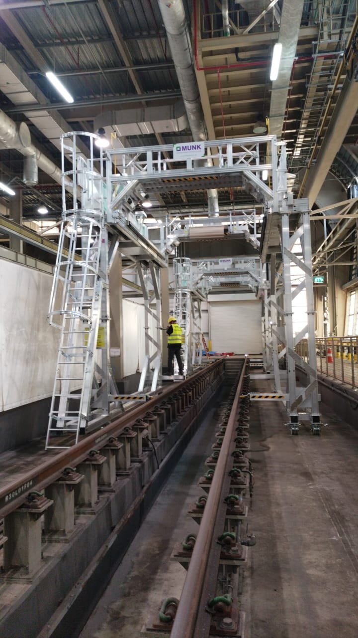 Aluminum Access Platform Ladder aluminum access platform ladder