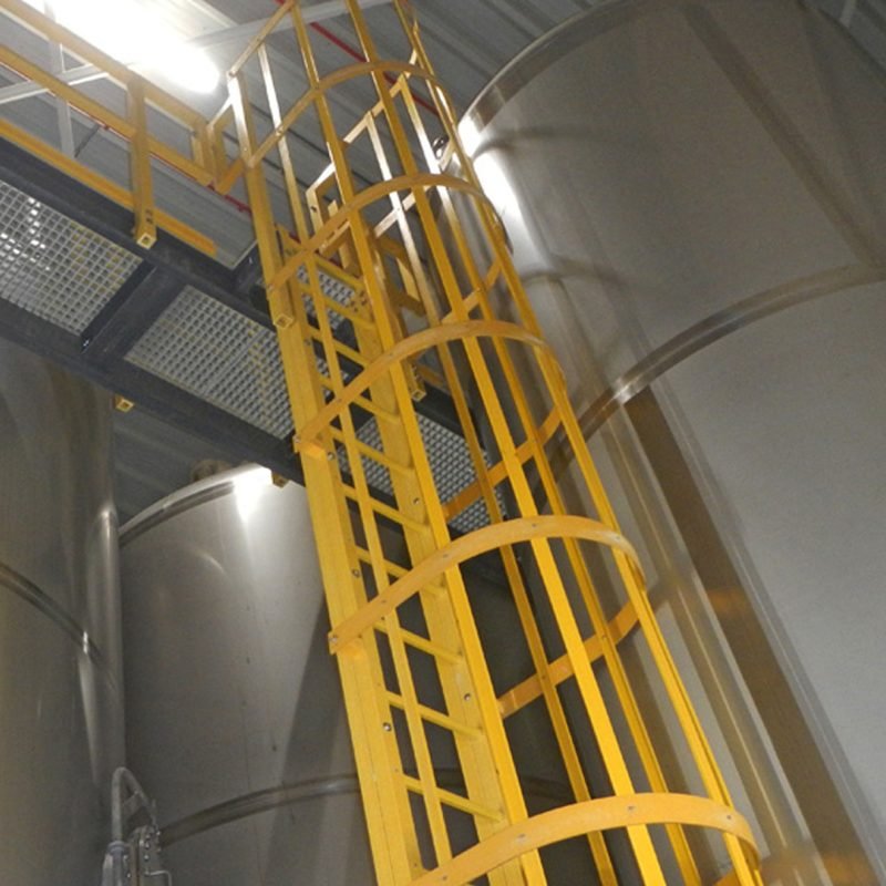 safety cage ladders
