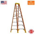 8ft type ia fiberglass step ladder 6208