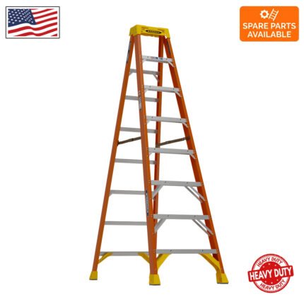 8ft type ia fiberglass step ladder 6208