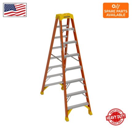8ft type ia fiberglass twin ladder t6208
