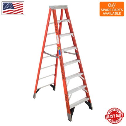 8ft type iaa fiberglass step ladder 7408