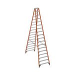 18ft type ia fiberglass twin ladder t7418