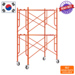 korean steel scaffolding with caster wheels